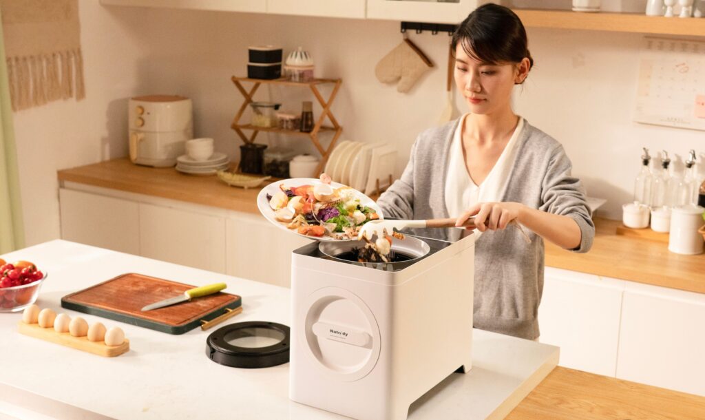 公式サイトのNatridy生ごみ処理機の写真